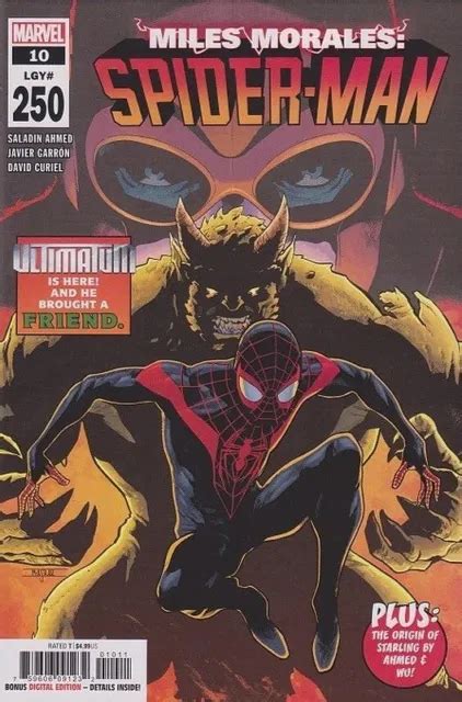 Miles Morales Spider Man Vol 1 10 Presque Comme Neuf Nm Cvra