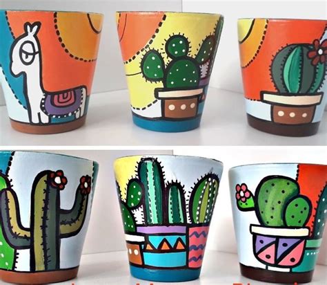 Fotos De Jody Markus Em Creatief 461 Flower Pots Flower Pot Art