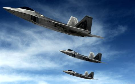 F 22 Raptors Stealth Fighters - Wallpaper, High Definition, High ...