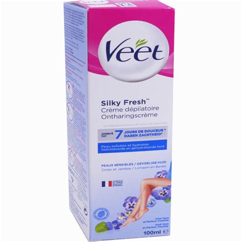 VEET SILKY FRESH CRÈME DÉPILATOIRE 100 ML PEAUX SENSIBLES