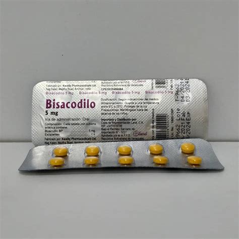 Medicina Bisacodilo Mg X Tab Blister Land Sihay