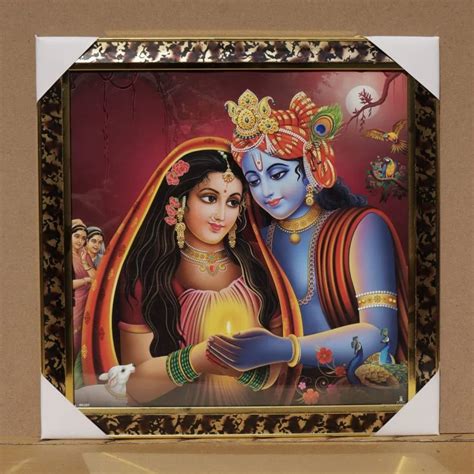 Inch Radha Krishna Wooden Photo Frames Home At Rs Piece In New