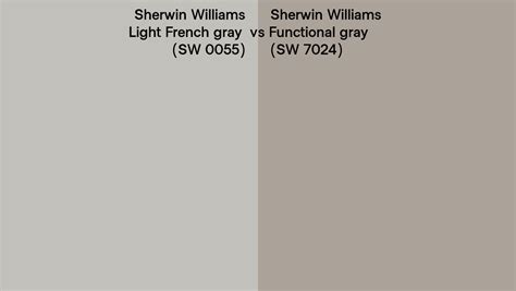 Sherwin Williams Light French Gray Vs Functional Gray Side By Side