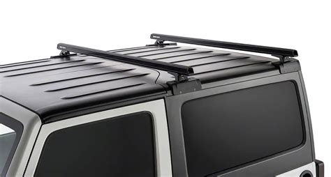 Rhino Rack Jeep Wrangler Heavy Duty Rcl Backbone 2 Bar Roof Rack Black Jc 01322 07 18 Jeep