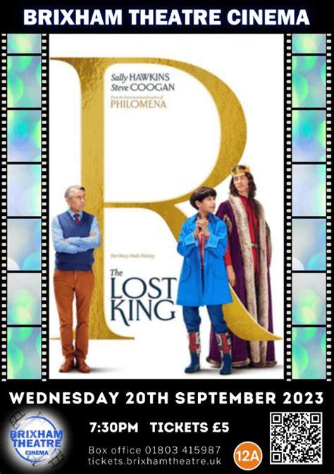 Movie Night The Lost King 2022 Cert 12A At Brixham Theatre Event