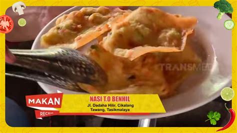 Ramdhan Raka Nyicipin Nikmatnya Nasi T O Benhil Makan Receh