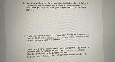 Solved Pts Draw A Flowchart For An Algorithm That Chegg