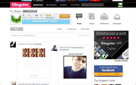 navigating glogster knilt