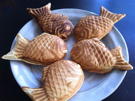 Taiyaki Fish Shaped Pancake With Yummy Filling Inside The Most