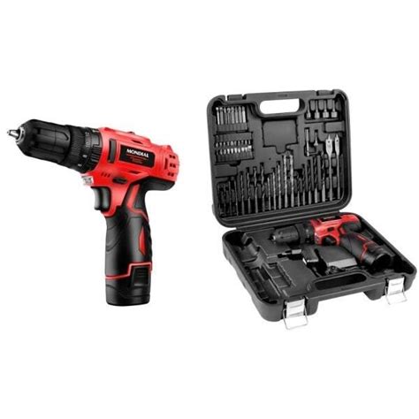 Parafusadeira Furadeira De Impacto À Bateria Mondial PI11MA Power Tools