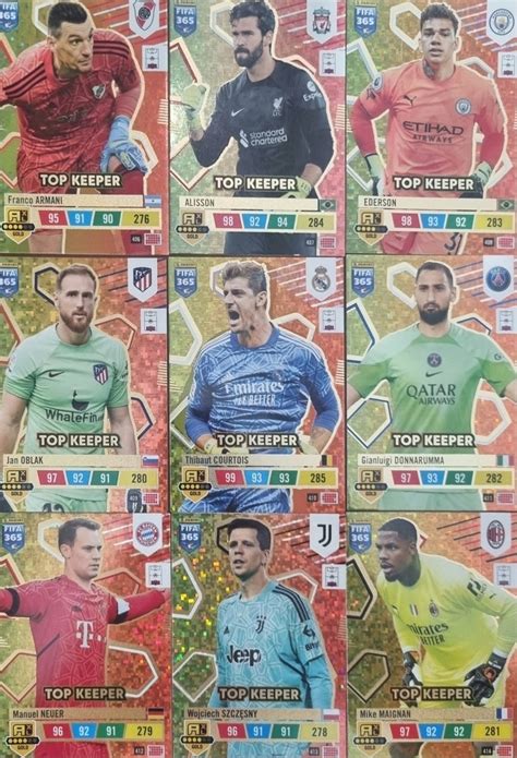 Panini Fifa Gold Top Keeper Komplet Szt