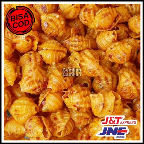 Jual Cod Snack Kiloan Makaroni Keong Kerang Extra Pedas Gram