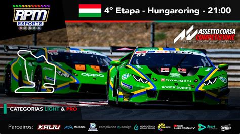 Gt Virtual Grid Light Pro Etapa Hungaroring Assetto Corsa