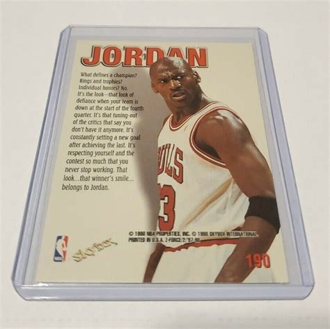 Skybox Z Force Michael Jordan Zuperman Basketball Card Mt