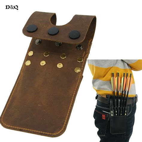 Traditional Archery Arrow Pocket Quiver For Hunting Shooting Game Waist