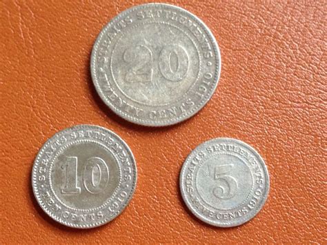 Straits Settlement King Edward Vii Cents Cents Cents