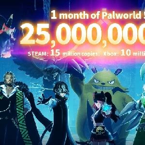 Palworld Tembus 25 Juta Pemain Dan Terjual 15 Juta Kopi Dalam Sebulan