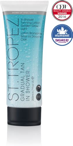 Gradual Tan In Shower Lotion Ml Light St Tropez Gradual Tan In