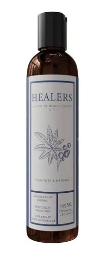 Aceite Esencial Healers Aceite De Ricino Castor Oil Ml Puro Y