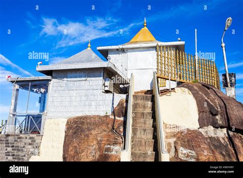 Sri Pada Or Paadaya Temple With Sacred Buddha Footprint In Buddhist