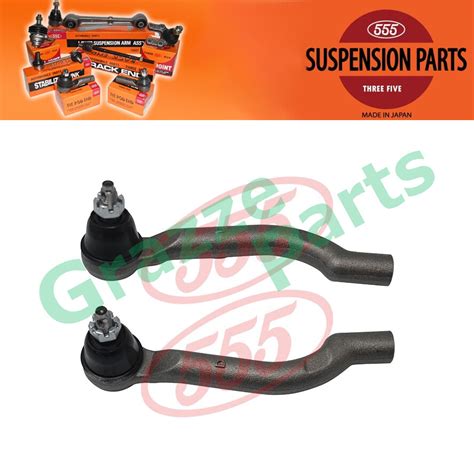 2pc 555 Japan Tie Rod End Set SE N201 For Nissan X Trail T31 Qashqai J10E