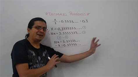 Conversión De Decimales PeriÓdicos A FracciÓn 🤯¿por Qué 0 99999999 Es Exactamente Igual A