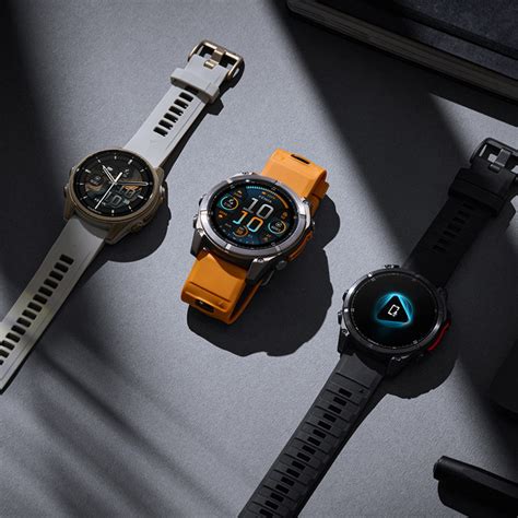 Garmin Fenix Sapphire Amoled Mm Ti Orange