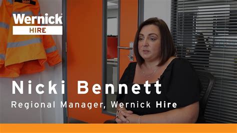 Nicki Bennett Regional Manager Wernick Hire YouTube