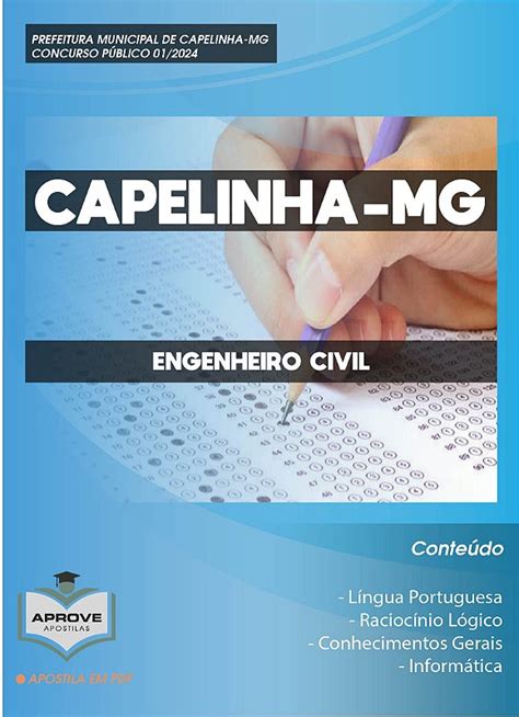 APOSTILA CAPELINHA ENGENHEIRO CIVIL Aprove Apostilas