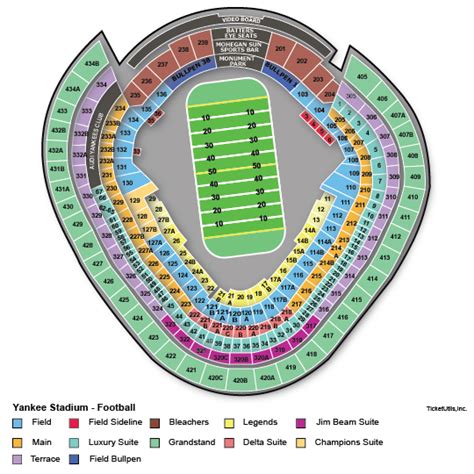 Yankee Stadium Bronx NY Seating Chart View