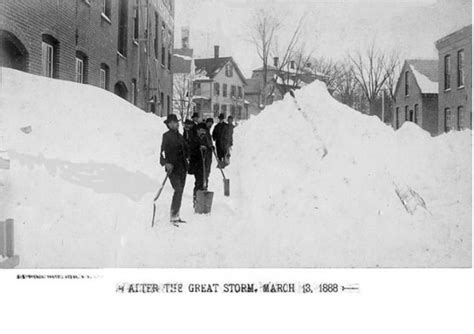 Blizzard of 1888 : r/pics