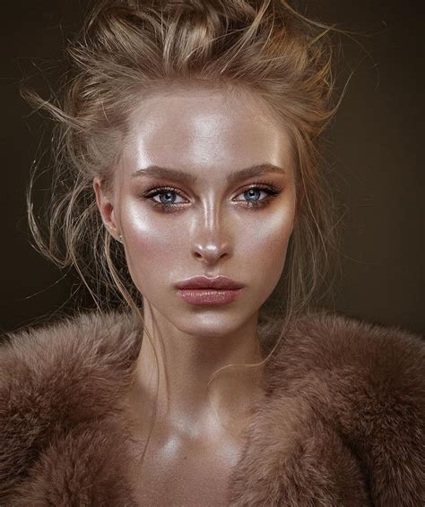 Editorial Strobing Highlighting Makeup Fashion Editorial Makeup