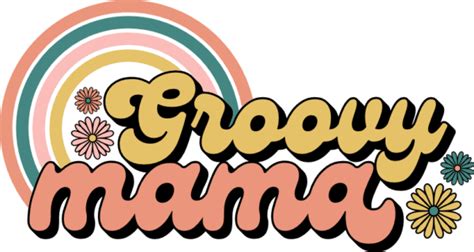 Groovy Mama T For New Mother Tshirt Design Free Svg File For Members Svg Heart