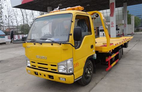 Japan Isuzu 5ton Flatbed Towing Rollback Car Carrier Recovery Full