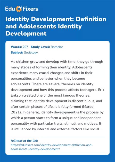 identity development definition  adolescents identity development