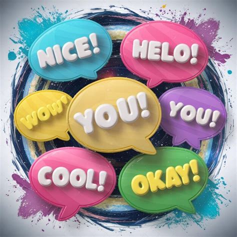 Premium Photo A Colorful Display Of Colorful Speech Bubbles With The