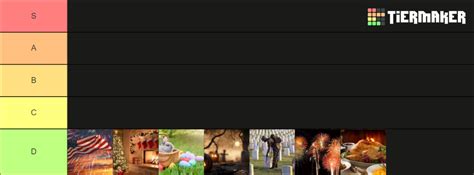 Holiday Ranking Tier List (Community Rankings) - TierMaker