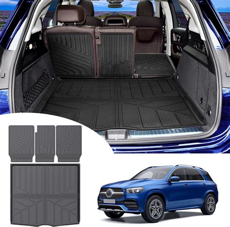 Cargo Liners For Mercedes Benz Gle 2020 2024 Class 5 Passenger Tpe Cargo Mat With