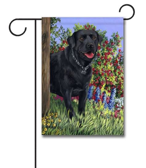 Buy Black Labrador Retriever My Special Place Garden Flag