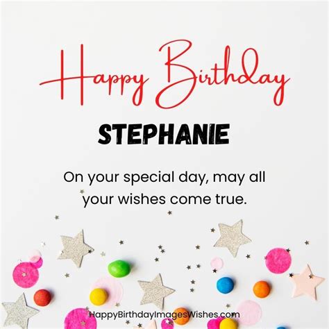 Happy Birthday Stephanie Images Wishes