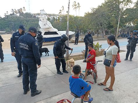 POLICÍA ESTATAL UNIDAD POLICIAL DE GÉNERO Y BINOMIOS CANINOS REFUERZAN