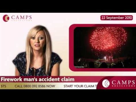 Firework Man S Accident Claim YouTube