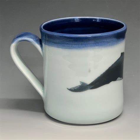 Whale Mug Handmade Mug Ceramic Mug Housewarming T Etsy