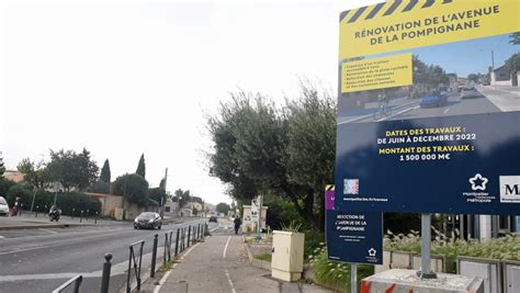 Avenue De La Pompignane Montpellier Une Nouvelle Phase De Travaux