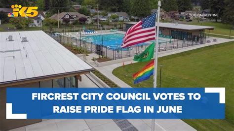 Fircrest Welcomes All City Council Votes To Raise Pride Flag In June