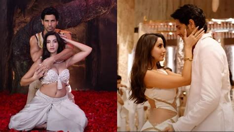 Sidharth Malhotra Nora Fatehi Show Sensuous Chemistry In Thank God