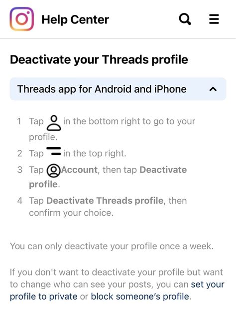 Psa You Can T Delete Your Threads Account Without Deleting Your