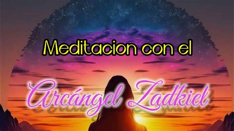 Meditación con Arcángel Zadkiel luz violeta transmutación