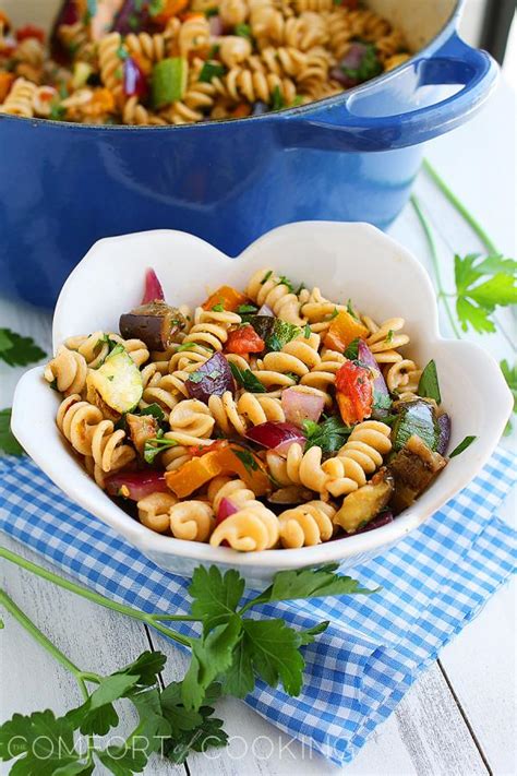 Grilled Ratatouille Pasta The Comfort Of Cooking