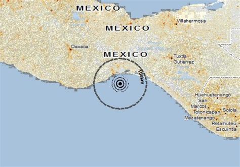 TERREMOTO MESSICO Scossa Di Magnitudo 5 2 A Salina Cruz Tutti I